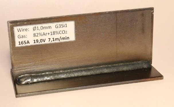 Carbon Steel welding using 82% Ar + 18% CO2